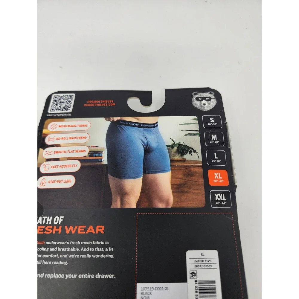 Pair of Thieves Mens SuperFit Boxer Briefs Tan Polyamide Relaxed Size XL